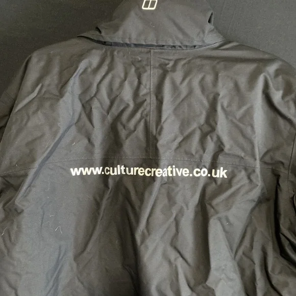 Berghaus Hydroshell Jacket Mens XXL Black Hooded Waterproof & Fleece 3 In 1 NWOT